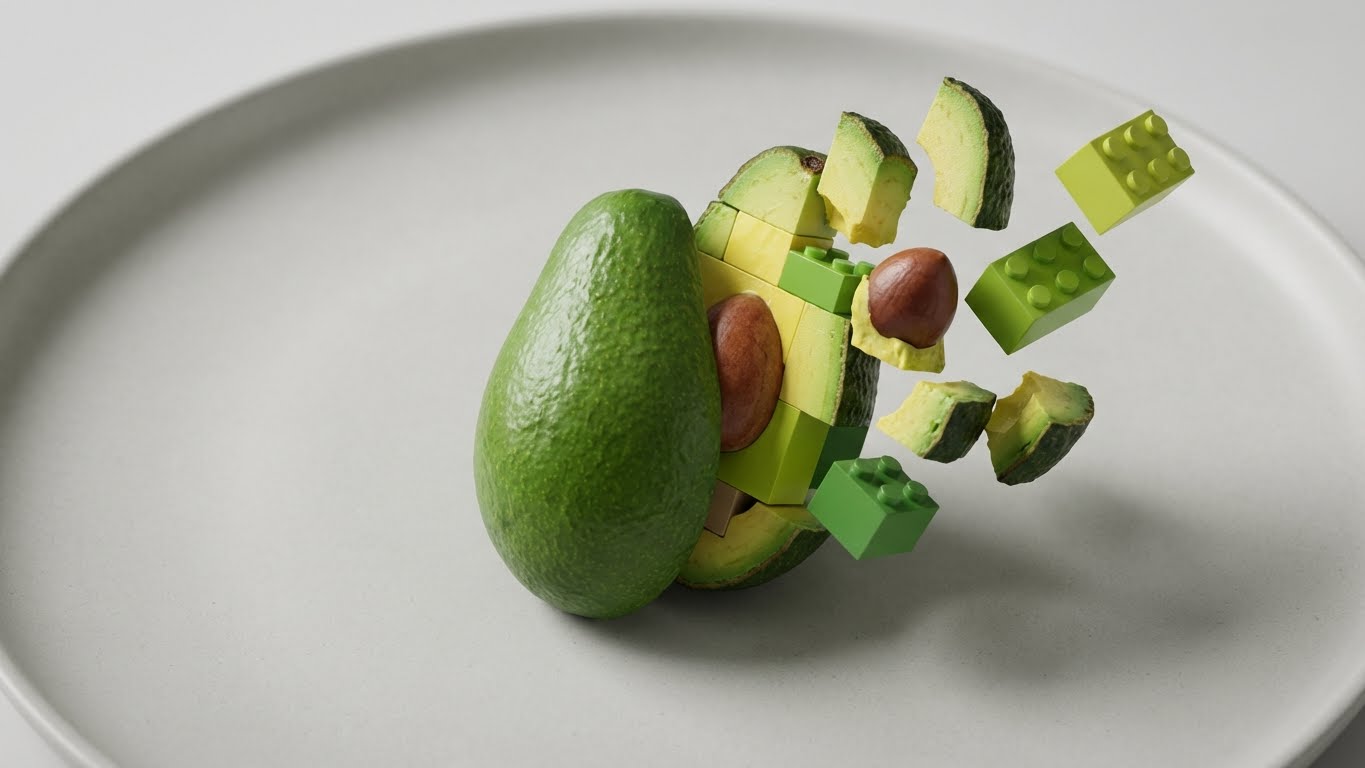 Culinary Deconstruction: LEGO Food Fusion